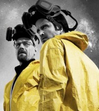 Bryan Cranston and Aaron Paul in AMC's Breaking Bad