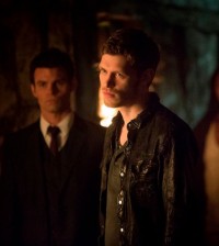 Daniel Gillies and Joseph Morgan in The Vampire Diaries. Image © The CW Network