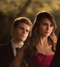 Paul Wesley and Nina Dobrev. Image © CW Network