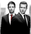 (l-r) Patrick J. Adams and Gabriel Macht in Suits. Image © USA