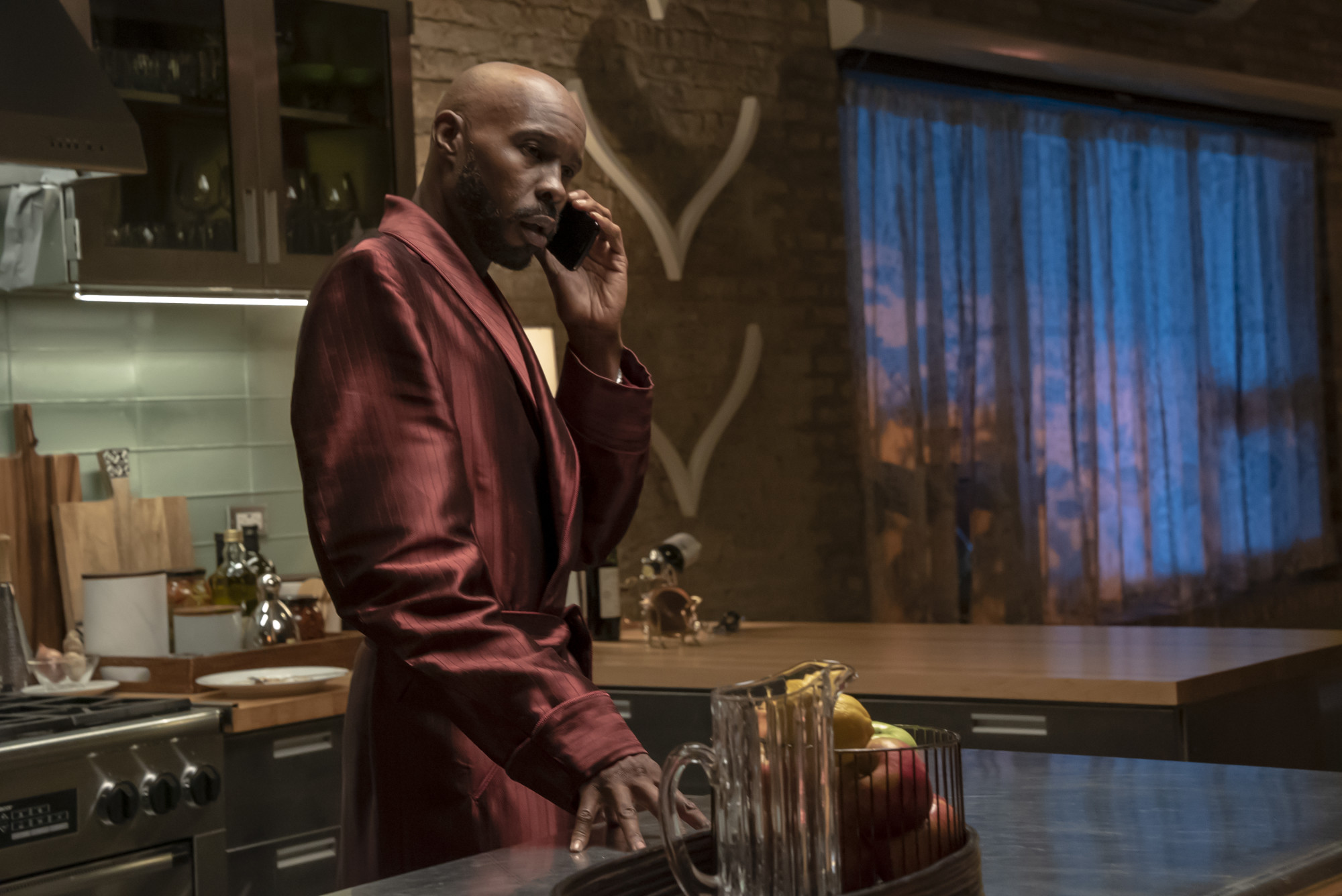 EMPIRE: L-R: Wood Harris in the "What Is Love" season premiere episode of EMPIRE airing Tuesday, Sept. 24 (9:00-10:00 PM ET/PT) on FOX. ©2019 Fox Broadcasting Co. All Rights Reserved. CR: Chuck Hodes/FOX.