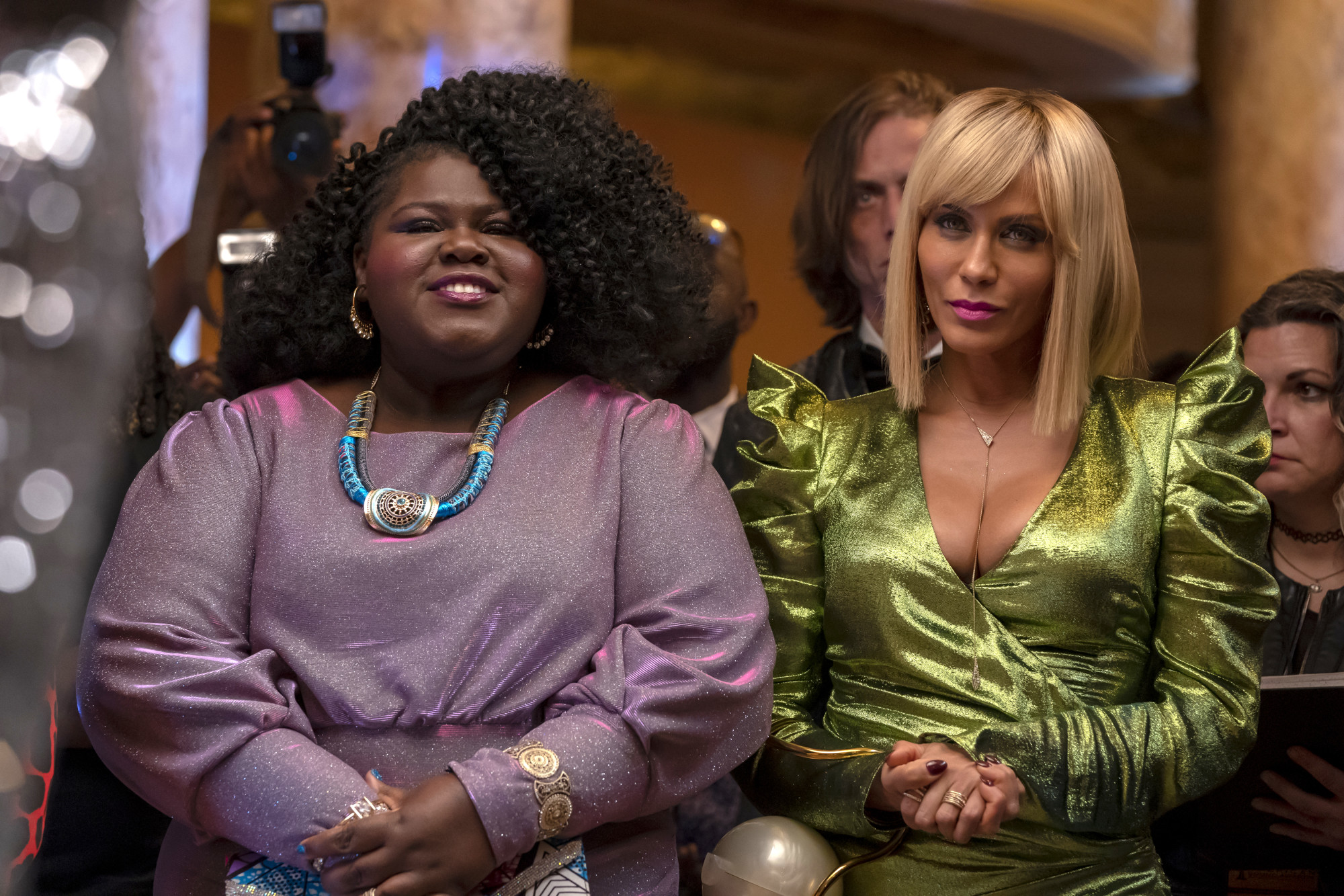 EMPIRE: L-R: Gabourey Sidibe and Nicole Ari Parker in the "Cold Cold Man" fall finale episode of EMPIRE airing Tuesday, Dec. 17 (9:00-10:00 PM ET/PT) on FOX. ©2019 Fox Media LLC. CR: Chuck Hodes/FOX.