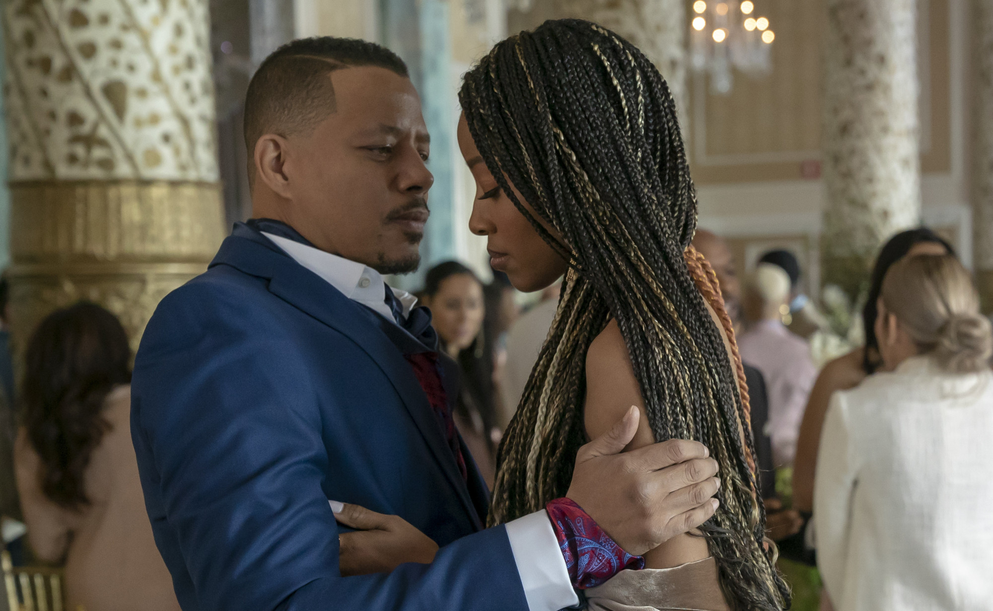 EMPIRE: L-R: Terrence Howard and guest star Kiandra Richardson in the "Love Me Still" episode of EMPIRE airing Tuesday, March 31 (9:00-10:00 PM ET/PT) on FOX. ©2020 Fox Media LLC. CR: Chuck Hodes/FOX.