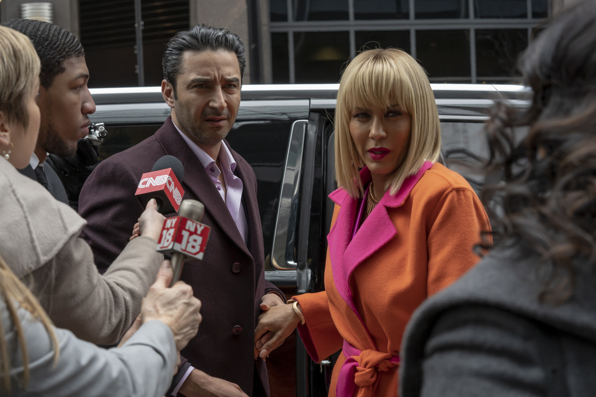 EMPIRE: L-R: Guest star Pej Vahdat and Nicole Ari Parker in the "Over Everything" episode of EMPIRE airing Tuesday, April 14 (9:00-10:00 PM ET/PT) on FOX. ©2020 Fox Media LLC. CR: Chuck Hodes/FOX.