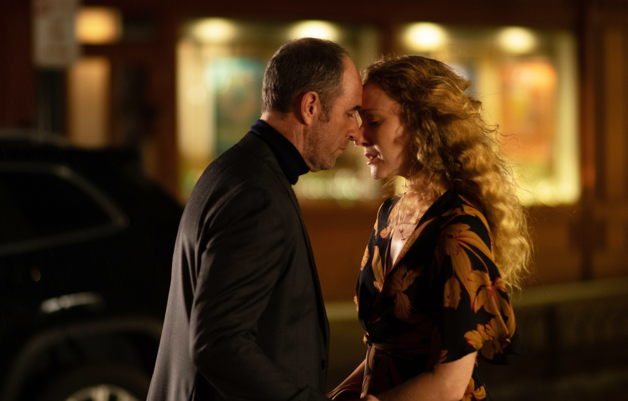 THE PASSAGE: L-R: Jamie McShane and guest star Jennifer Ferrin in the “How You Gonna Outrun The End of The World?” episode of THE PASSAGE airing Monday, Feb. 11 (9:00-10:00 PM ET/PT) on FOX. © 2019 FOX Broadcasting. Cr: Erika Doss / FOX.