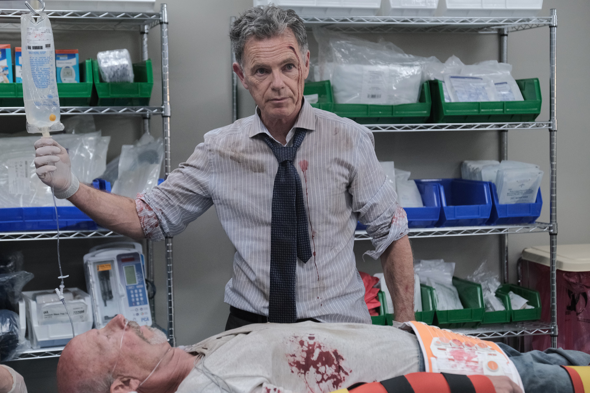 THE RESIDENT:  Bruce Greenwood in the "Choice Words" episode of THE RESIDENT airing Tuesday, Oct. 29 (8:00-9:00 PM ET/PT) on FOX. ©2019 Fox Media LLC Cr: Guy D'Alema/FOX