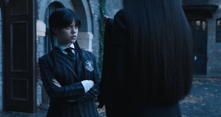 It’s Wednesday v Morticia in New Clip from the Addams Family Spinoff